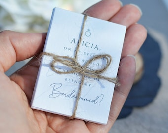 Mini personalised cards with text and icons: thank you cards