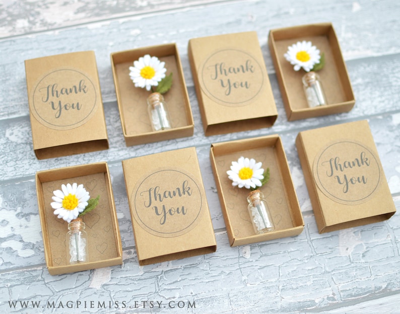 Matchbox poppy, matchbox gift, felt poppy, mini flower, remembrance flower, mum flowers, flower gift, teacher friend gift, image 4
