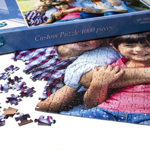 Custom photo puzzle 1000 pieces, Personalized Photo Puzzle / Custom Photo Jigsaw from your own picture image 4