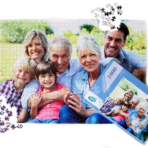 Custom photo puzzle 1000 pieces, Personalized Photo Puzzle / Custom Photo Jigsaw from your own picture image 3