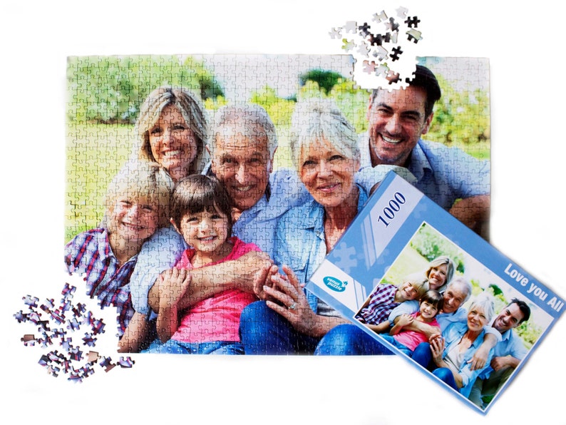 Custom photo puzzle 1000 pieces, Personalized Photo Puzzle / Custom Photo Jigsaw from your own picture image 3