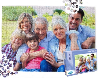 Custom photo puzzle 1000 pieces, Personalized Photo Puzzle / Custom Photo Jigsaw from your own  picture