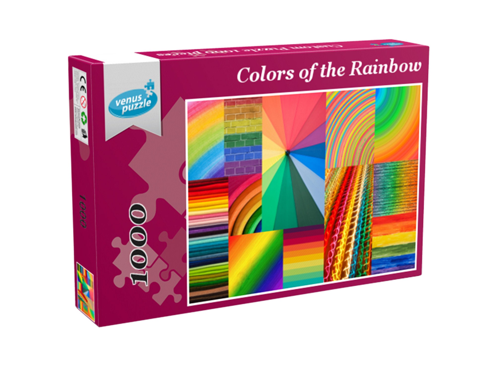 Puzzle 1000 Teile 'Baum Des Lebens' | Bunt, Regenbogen-Farbverlauf, 70x50 Cm | Mit Referenzposter, Für Erwachsene
