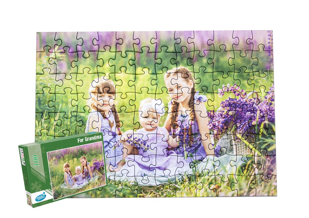 Custom Puzzle 100 Pieces / Jigsaw Puzzle From Photo / Personalized ...