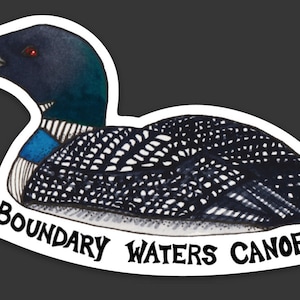 Sticker - Boundary Waters Canoe Area Loon
