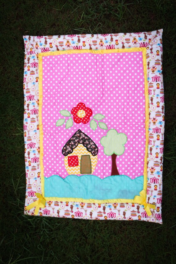 size of baby blanket quilt