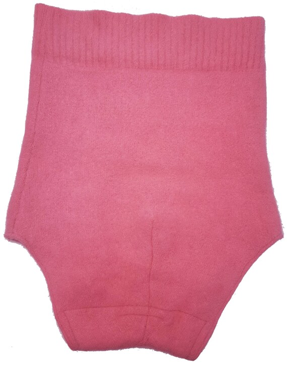 Vintage 50's | Pink Cashmere | High Waisted Short… - image 3
