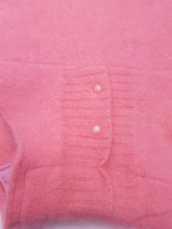 Vintage 50's | Pink Cashmere | High Waisted Short… - image 4