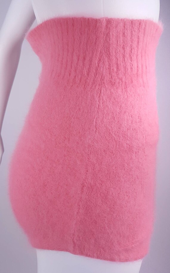 Vintage 50's | Pink Cashmere | High Waisted Short… - image 5