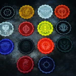 Necromunda Underhive Compatible Sci-Fi Template Set LASERFORGE