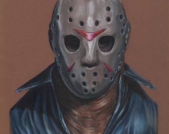 Jason Voorhees Friday The 13th Portrait Print