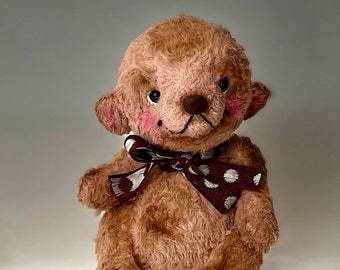 teddy bear, handmade teddy bear, artist teddy bear, collectible teddy bear, cutie teddy bear, artist handmade teddy bear