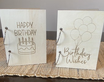 Birthday Card Keeper SVG laser cut file glowforge omtech xtool