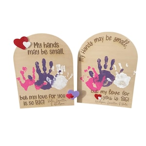 Handafdruk teken grootouder moeder vaderdag decor cadeau SVG lasergesneden bestand