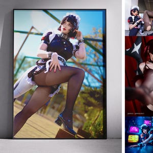 ZZZ S-Rank-collectie: Ellen Joe ontgrendeld | Zenloze zone nul | Cosplay-poster