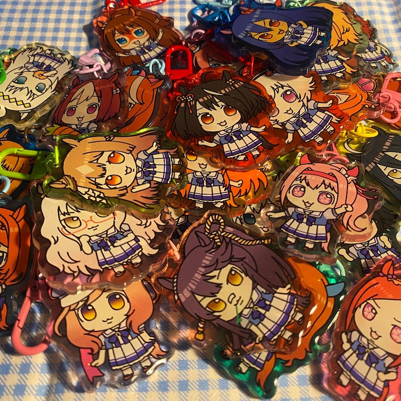 UMAMUSUME PRETTY DERBY - Glitter Acrylic Keychains image 7
