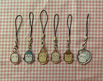 CHIIKAWA AND FRIENDS - Glitter Acrylic Phone Charm