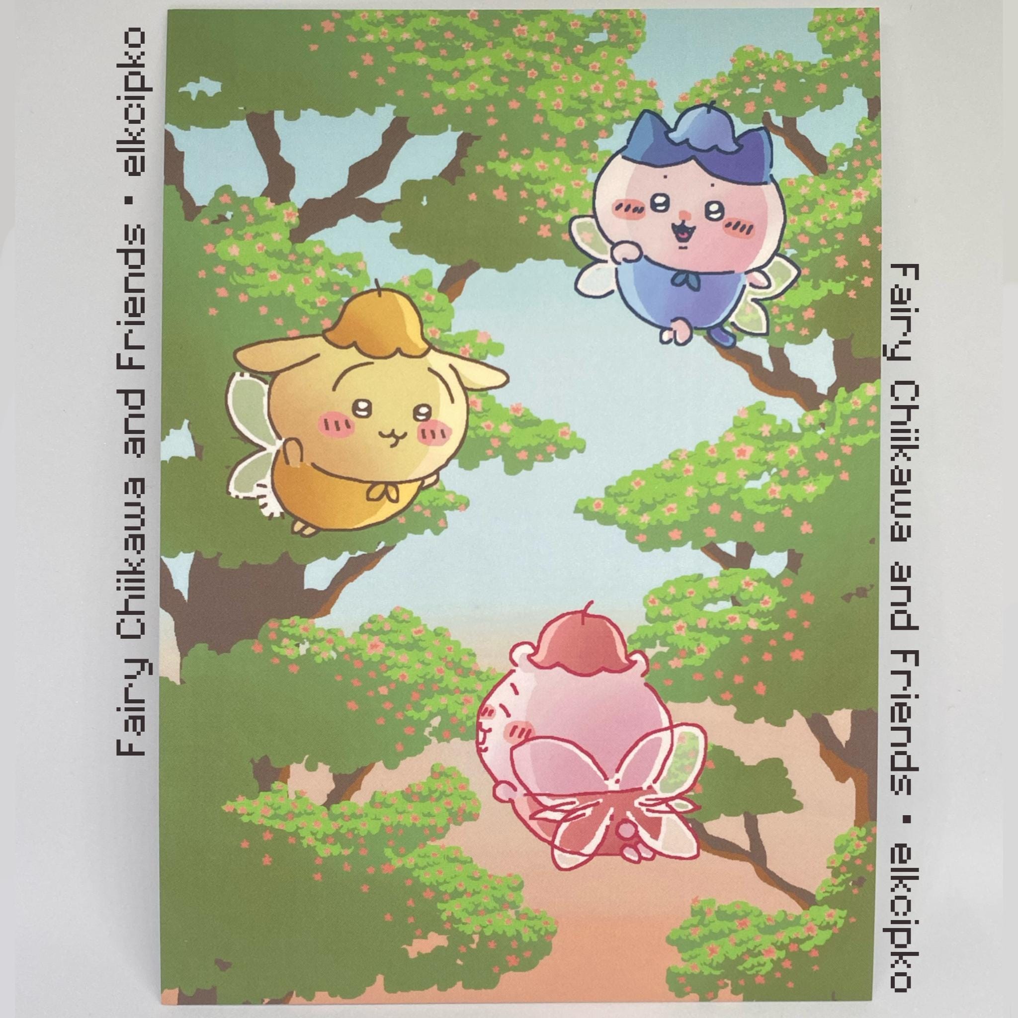 Fairy Chiikawa | Print 5x7in | - Smooth Velvet Matte - Etsy