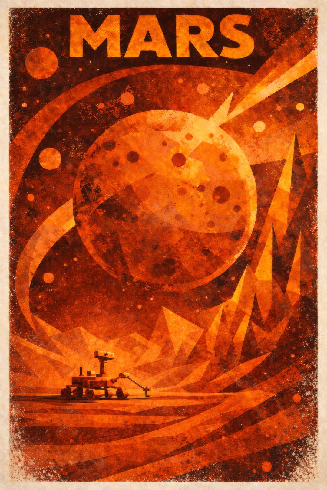 Abstract Mars - Digital Download - Etsy