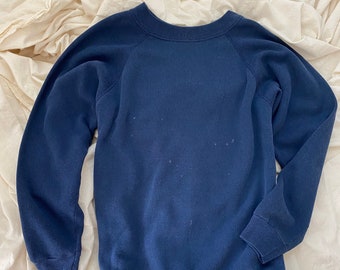 Kleding Herenkleding Hoodies & Sweatshirts Sweatshirts Vintage 1950s Hanes voorruit Pappy Crewneck Sweatshirt Two Tone 