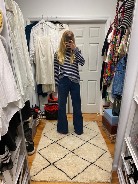 1970s high waisted jeans