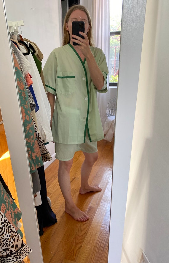 1960s Kentfield Light Green Pajama Set (unworn!)