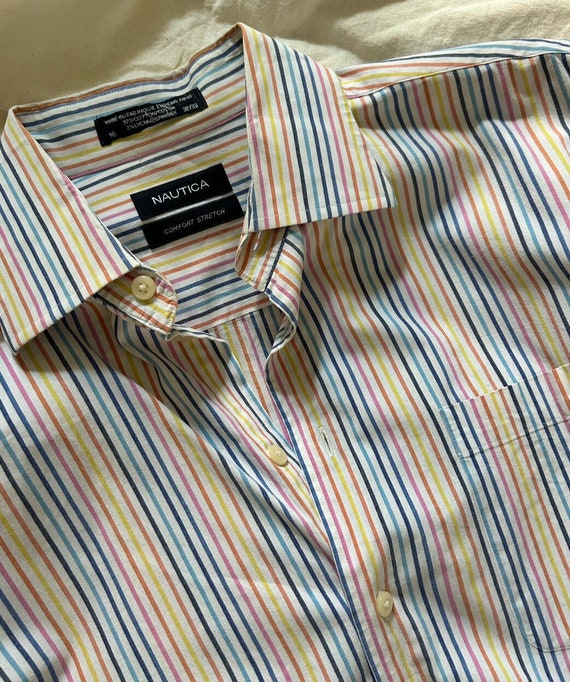 Multicolor Stripe Oxford