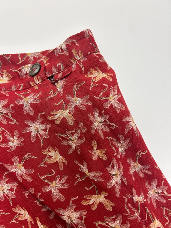 90s Style Laura Ashley Floral Mini Skirt - image 3