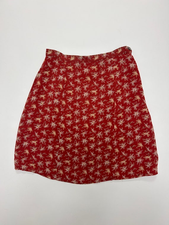 90s Style Laura Ashley Floral Mini Skirt