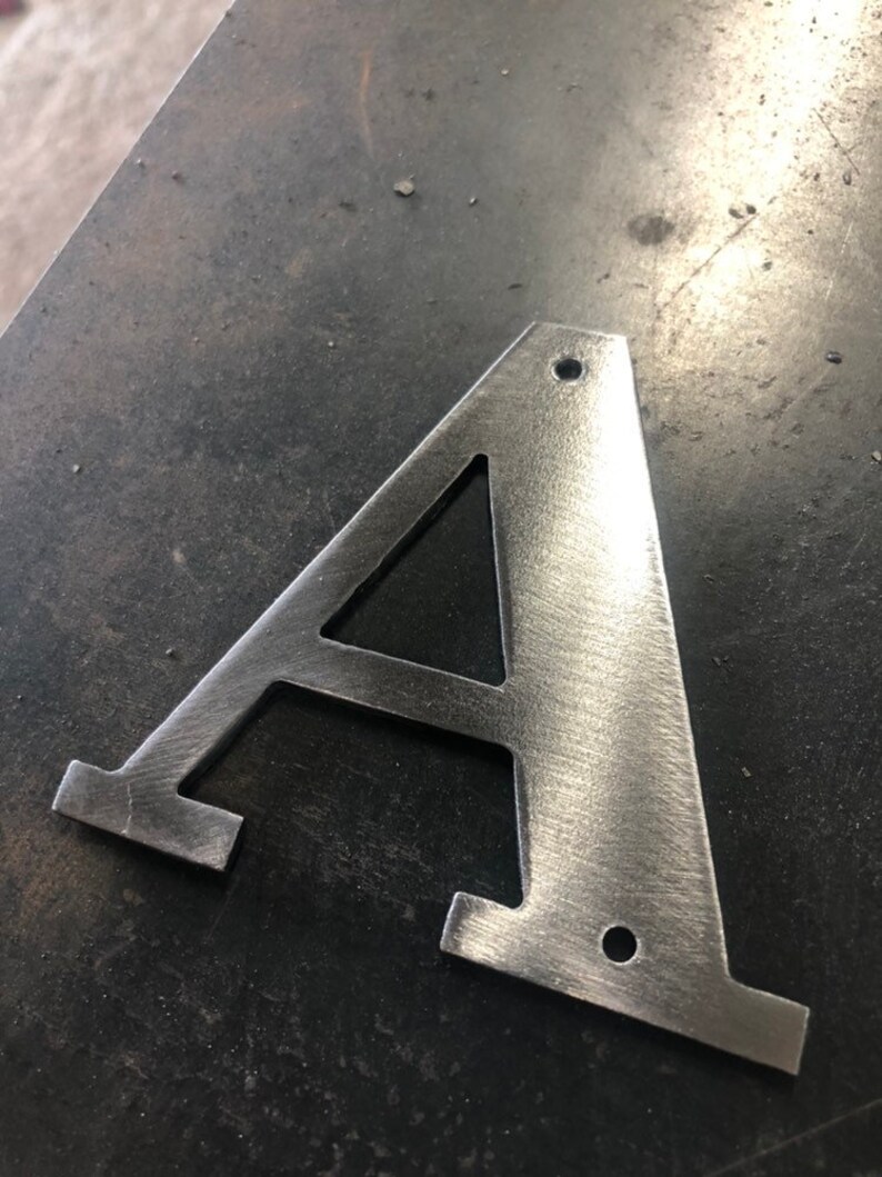 Metal Letters Metal Numbers Numbers for Signs Letters Etsy