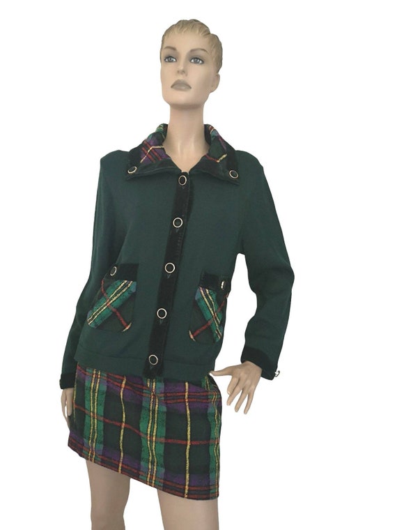 Vintage 1980s two-piece skirt suit, vintage skirt