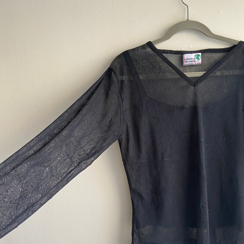 Sheer Knit Long Sleeve