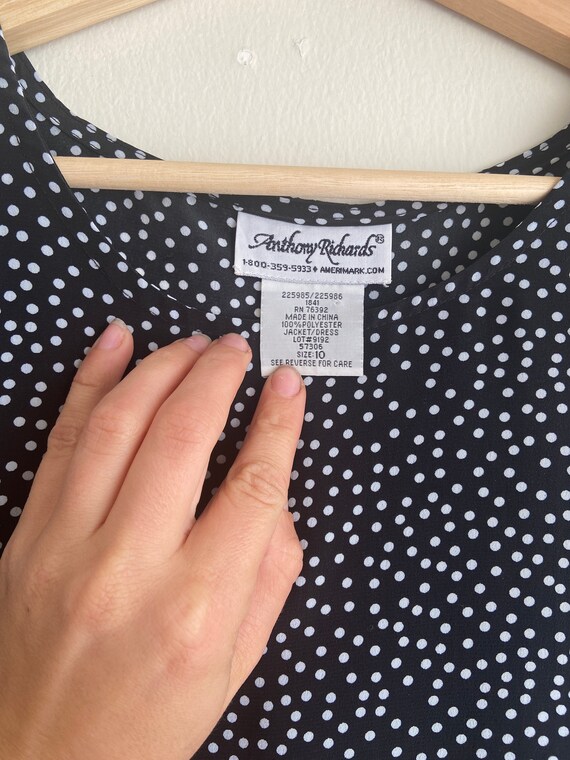 polka dot everyday shift dress - image 4