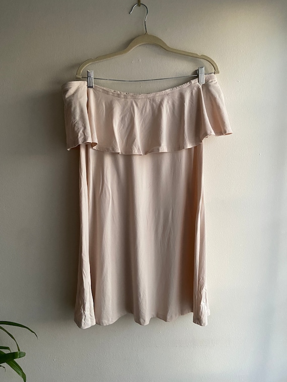 baby pink off-the-shoulder dress - image 1