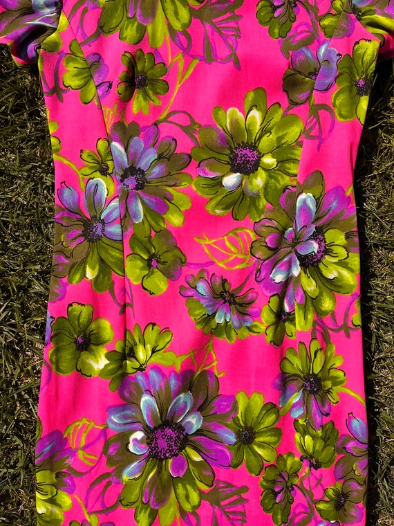 Vintage 60s/70s Pink, Green, Purple, Blue, Black,… - image 5