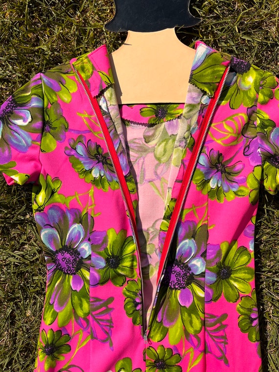 Vintage 60s/70s Pink, Green, Purple, Blue, Black,… - image 10