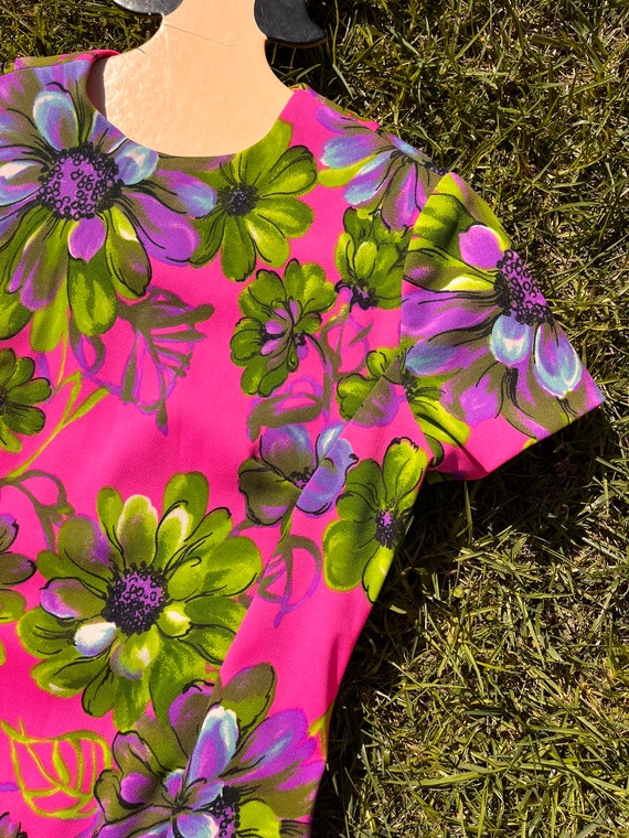 Vintage 60s/70s Pink, Green, Purple, Blue, Black,… - image 8