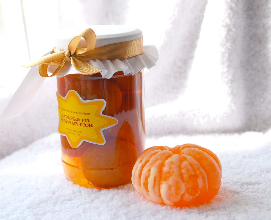 Delicious whole mandarin jam with peel homemade tangerine jam Etsy