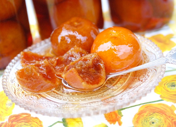 Delicious Whole Mandarin Jam With Peel Homemade Tangerine Jam Etsy