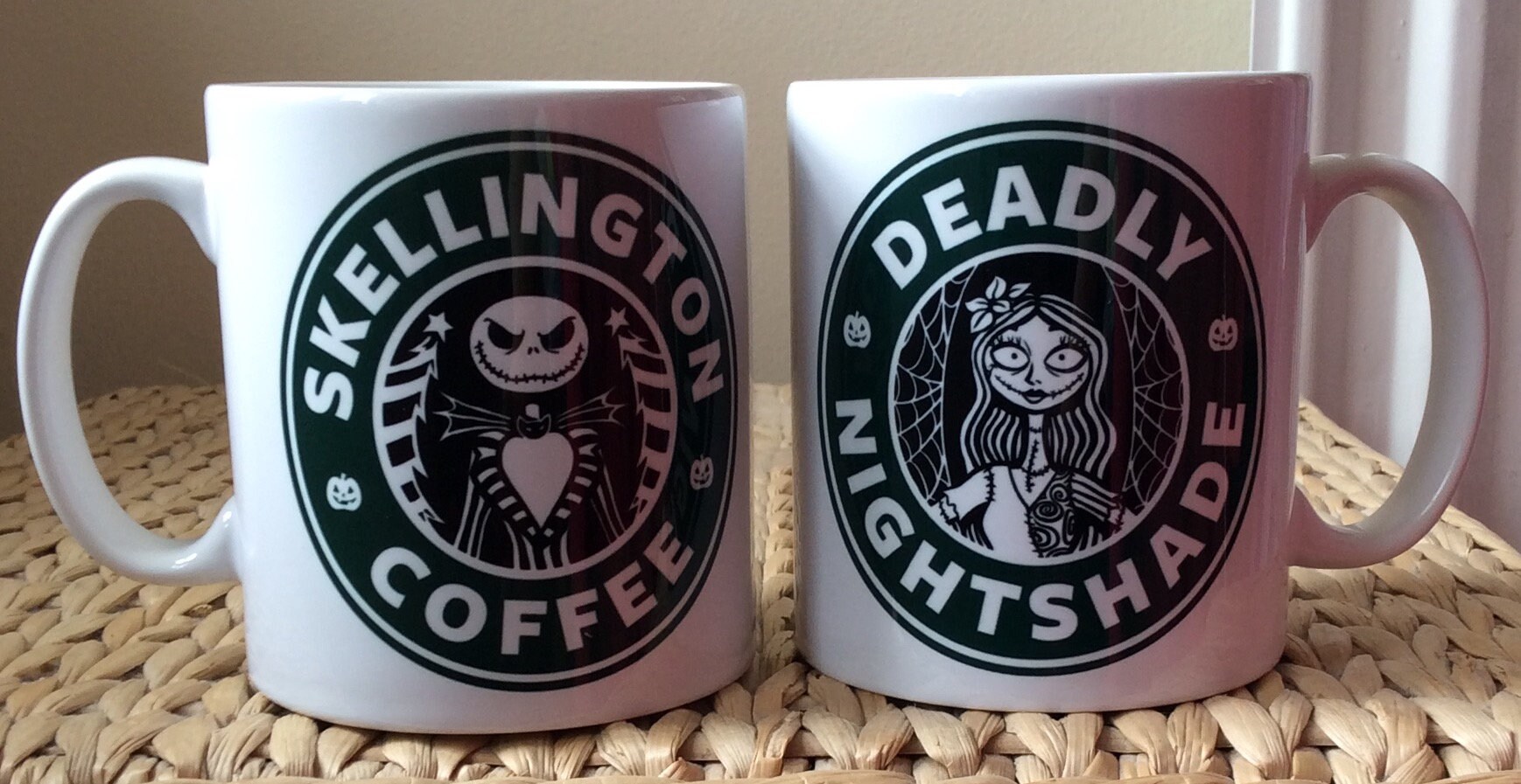 Nightmare Before Christmas Coffee Mug Set Etsy