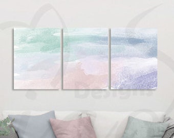 Large Pastel Colors Art Pastel Colors Painting Living Room