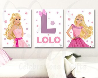 barbie art print etsy
