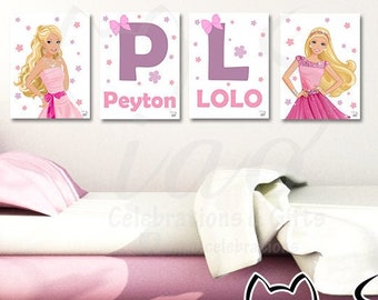 girls barbie room