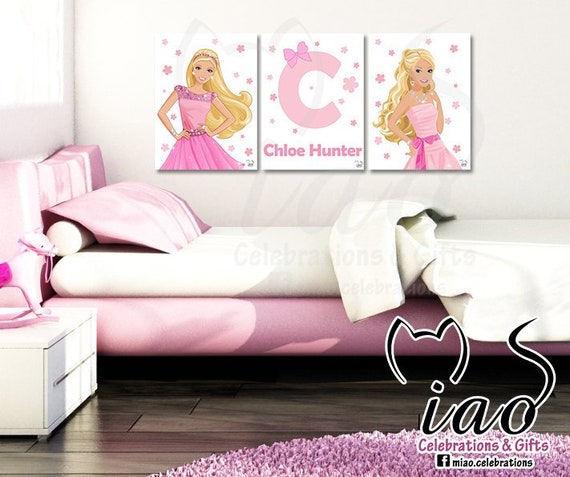 Barbie doll best sale wall painting