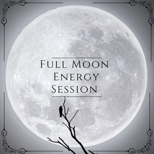 Sessione energetica di definizione dell'intenzione di luna piena