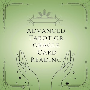 Lectura avanzada de cartas del Tarot o del Oráculo