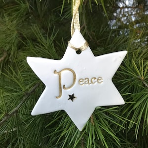 Peace star Handmade Christmas decoration
