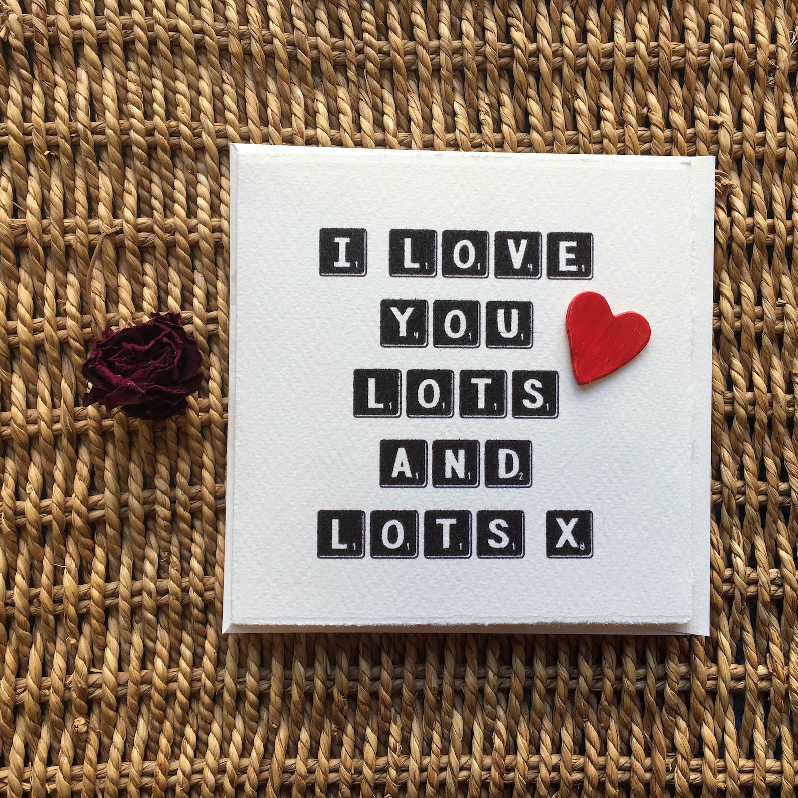 I love you lots and lots x Etsy
