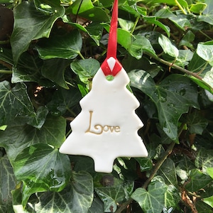 Christmas Love tree decoration
