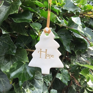 Christmas Hope tree decoration